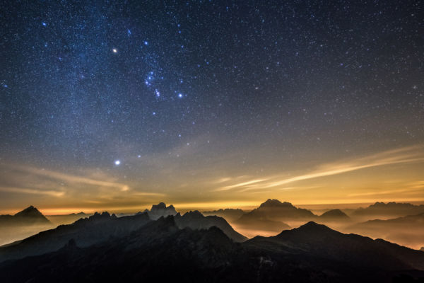 Az Orion a csipkék felett